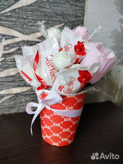 Букет в стакане