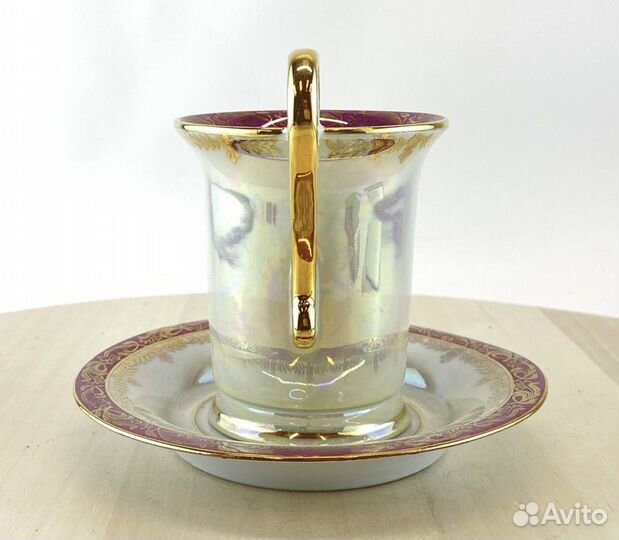 Коллекционная чайная пара фарфор Германия