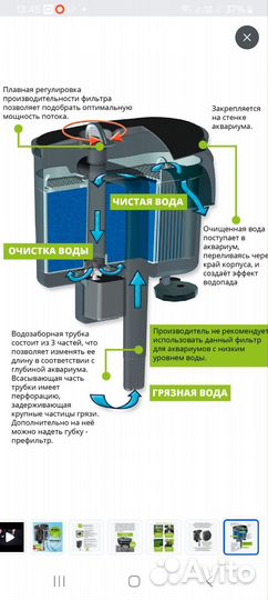 Фильтр для аквариума акваэль