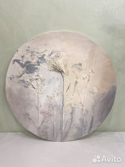 Панно из скульпторского гипса