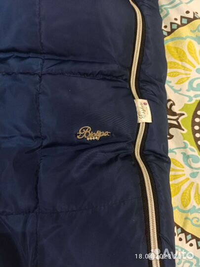 Меховой конверт в коляску