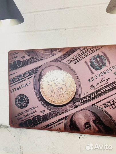 Декор на стену Bitcoin