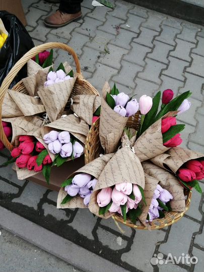 Тюльпаны с конфетами