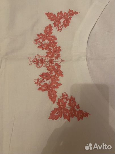 Пододеяльник СССР с вышивкой