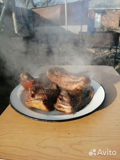 Мясо домашнего копчения