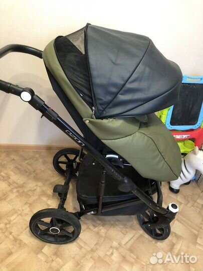 Коляска 2 в 1 эко кожа