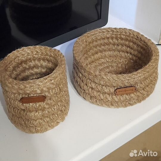 Корзинки из джута