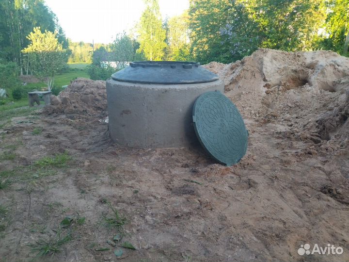 Колодец и септик под ключ Копка и чистка колодцев