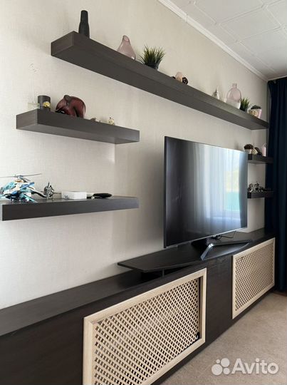 Полки настенные со скрытым креплением