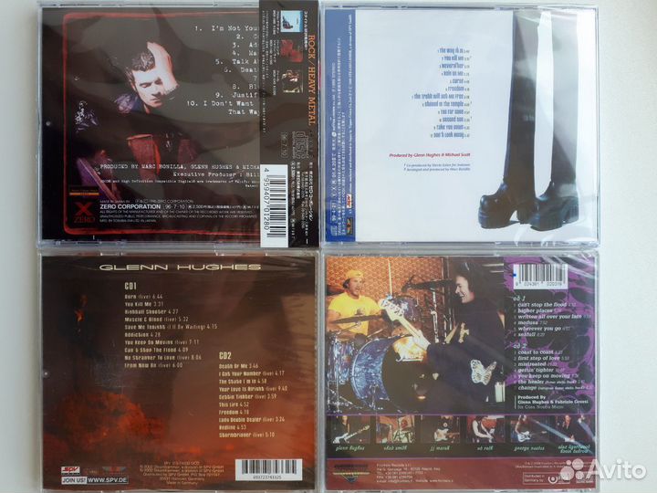 CD диски Glenn Hughes и Joe Lynn Turner