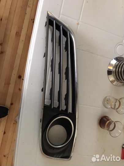 Накладка Бампера Ауди А8 D4 под дистроник