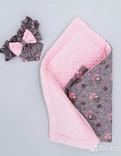 Конверт на выписку новорожденного