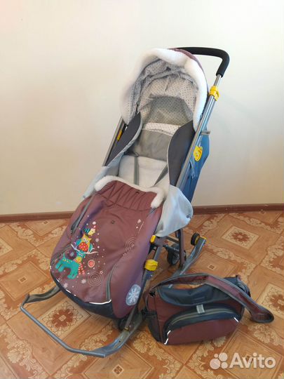 Санки-коляска