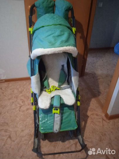 Детские санки коляска ника