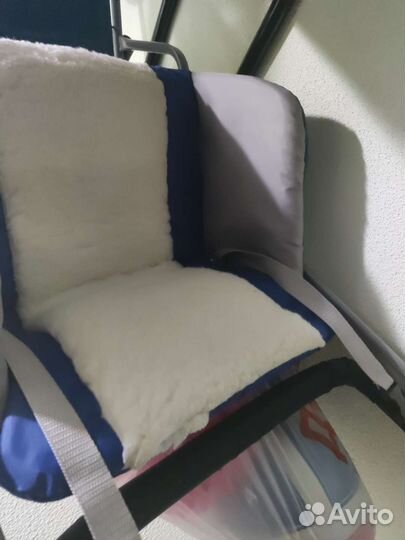 Детские санки для двойни на колесах