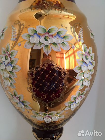 Хрустальная ваза чехия Богемия