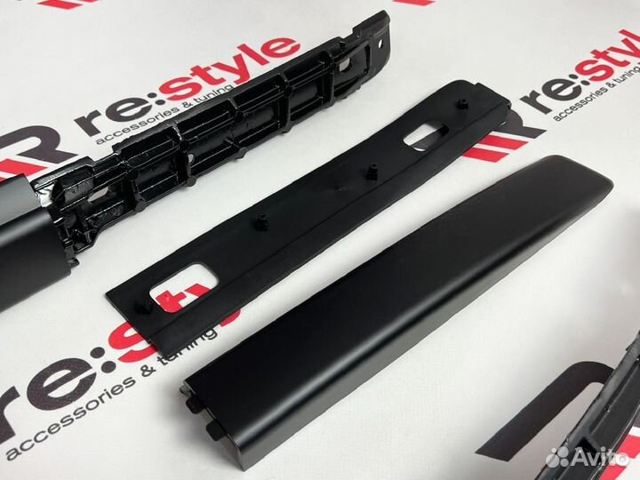 Рейлинги Mitsubishi Outlander 13г Черные U2136