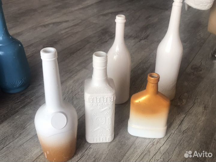 Бутылки для интерьера