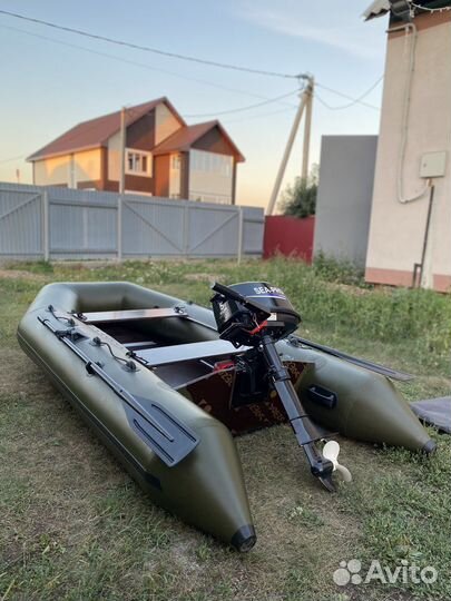 Aero пвх Лодка с мотором