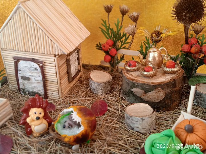 Поделка осенняя в школу, в сад 