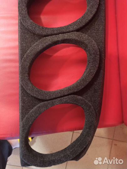 Полка акустическая 2107 (6 отвестия под колонки)