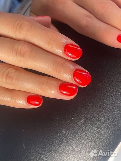 Маникюр наращивание ногтей