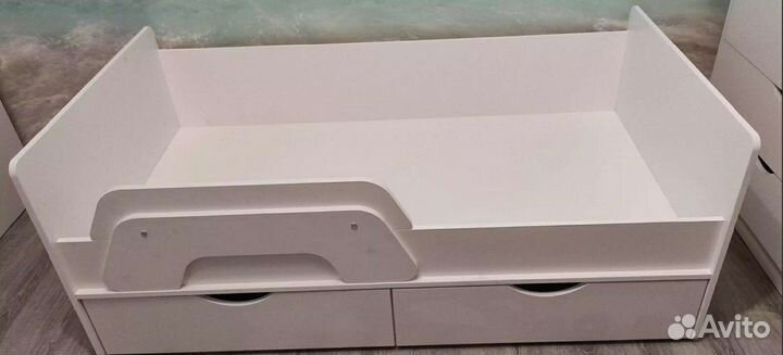 Детская кровать от 3 лет белая новая