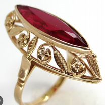 Кольцо золотое перстень "Маркиз"