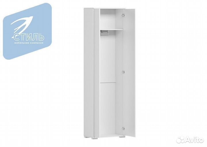 Домино А Шкаф 2-х створчатый Белый