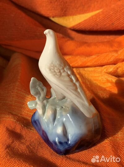 Голубь статуэтка Дулево 1957 г
