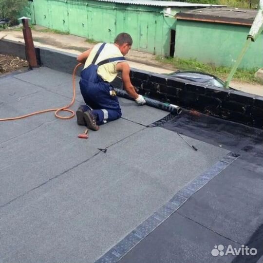 Ремонт крыши гаража