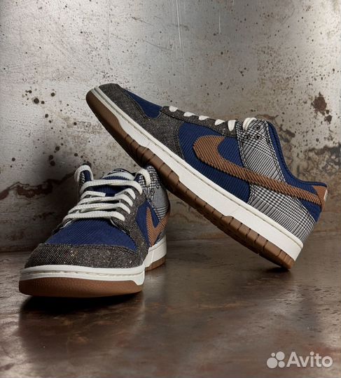 Кроссовки Nike Dunk Low Tweed Corduroy Оригинал