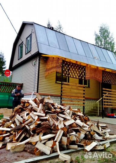 Дрова колотые от 1 куба