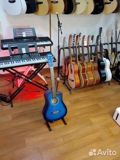 Новая акустическая фолк-гитара Belucci BC-C38 BLS