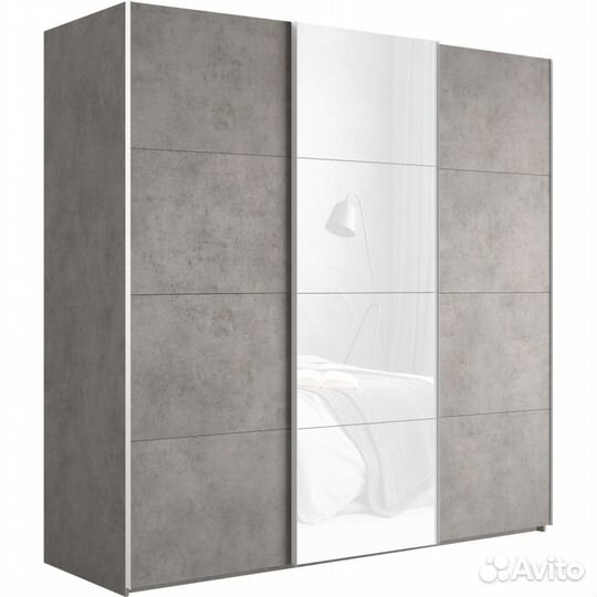 Шкаф-купе Эста 3-х дверный Медиум (4 посредине) (4