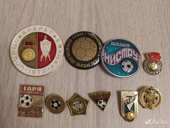 Значки Футбольных клубов СССР