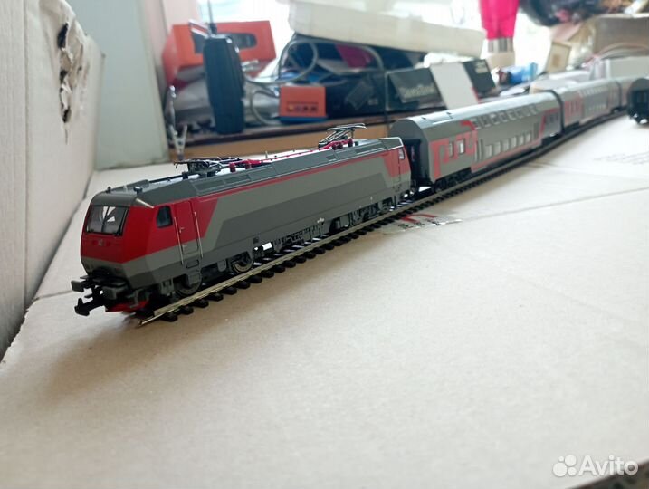 Поезд ржд 1/87 piko