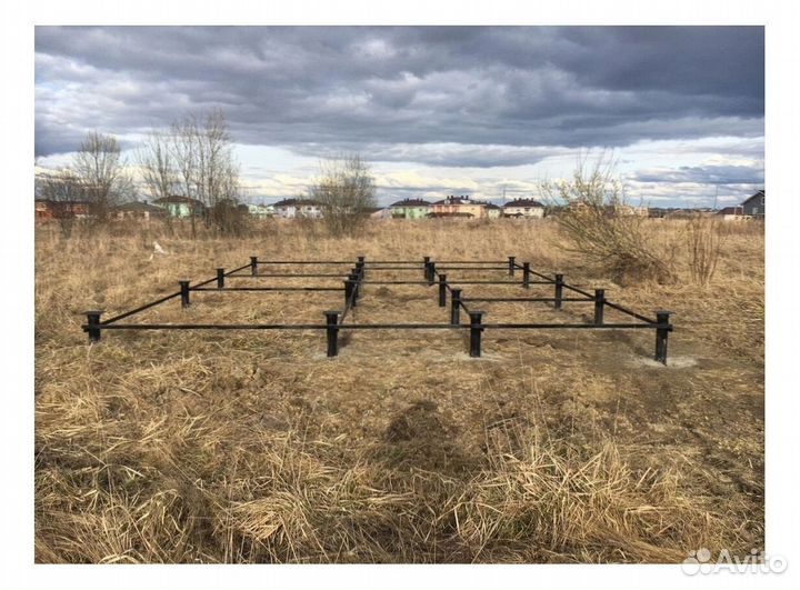 Винтовые сваи под ключ установка