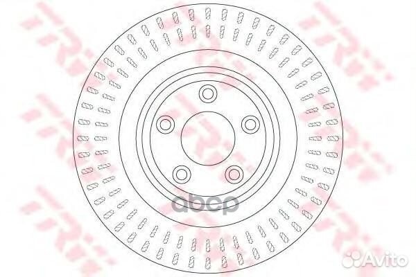 Диск тормозной задний подходит для Jaguar XF CC