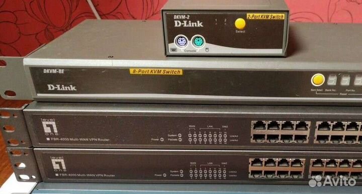 Комутаторы. Switch. Level One. D-Link dkvm-2