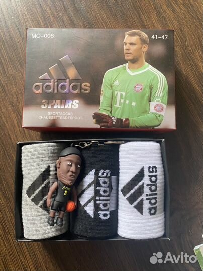 Носки мужские подарочный набор Lacoste,Adidas