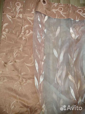 Комплект шторы и тюль