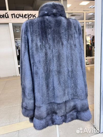Шуба норковая гикарная графит 48/50/52 рр