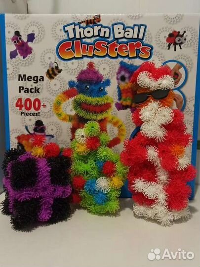 Конструктор липучка репейник Clustets (банчемс)