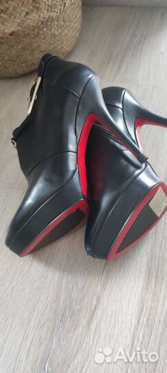 Ботильоны кожаные 39 размер