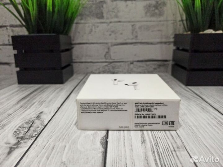 Беспроводные наушники apple airpods 3