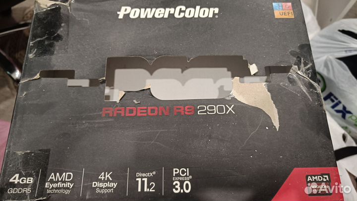 Видеокарта r9 290x