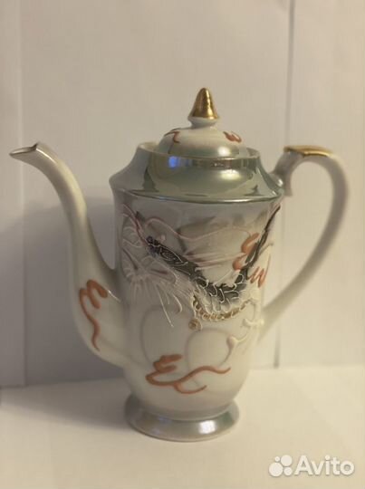 Японский Сервиз кофейный Дракон
