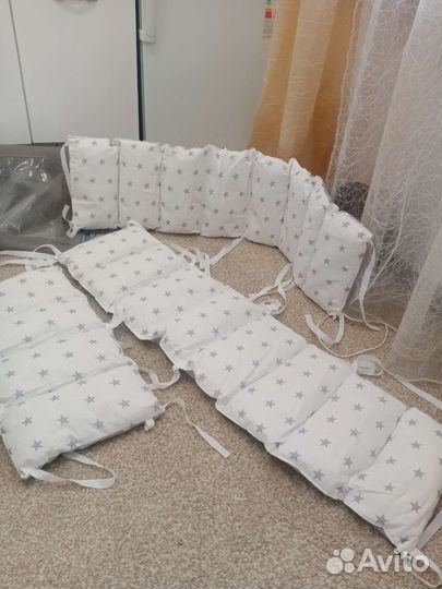 Бортики для детской кроватки