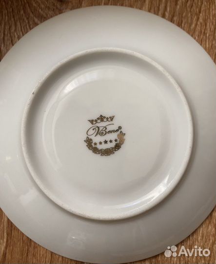 Новый подарочный набор чайная пара+тарел.д.пакет